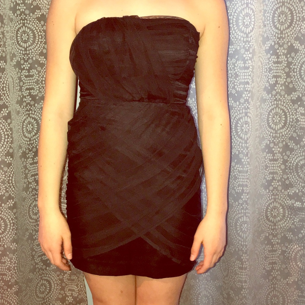 Forever21 Strapless Little Black Dress